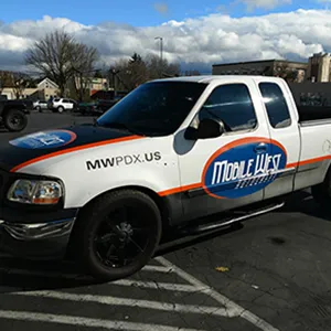 Hybrid Truck Wrap Image